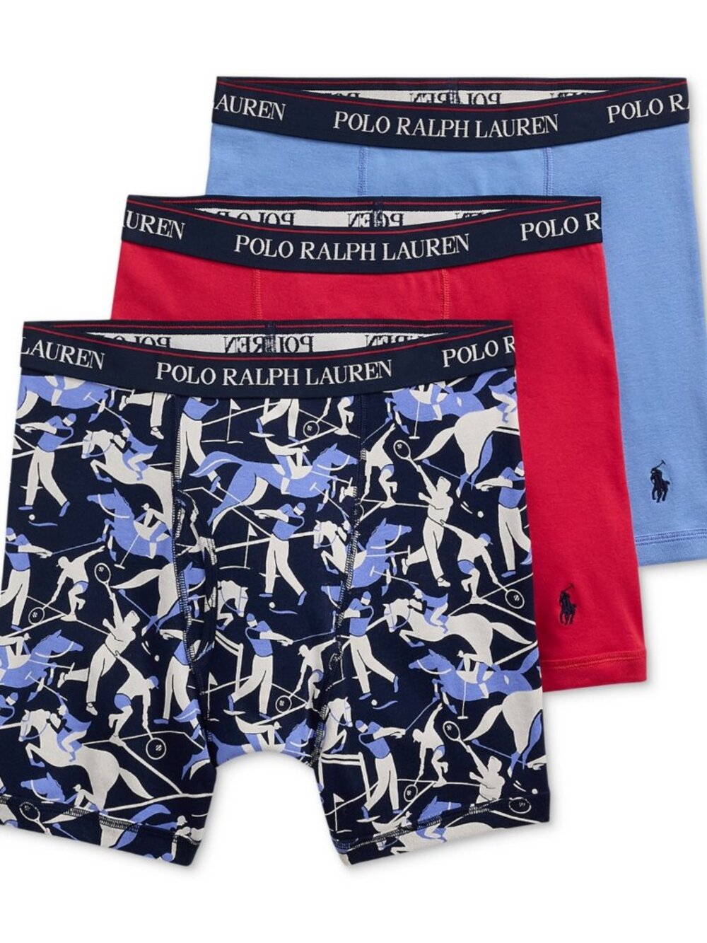 Polo Ralph Lauren Men's 3-Pack Classic Cotton Boxer Briefs